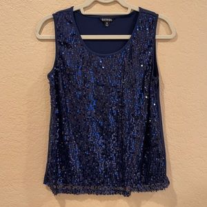 Sleeveless Sequence Top